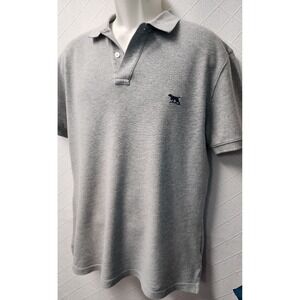 Gunn Polo L Short Sleeve Polo Gray LNC! WORN 1X